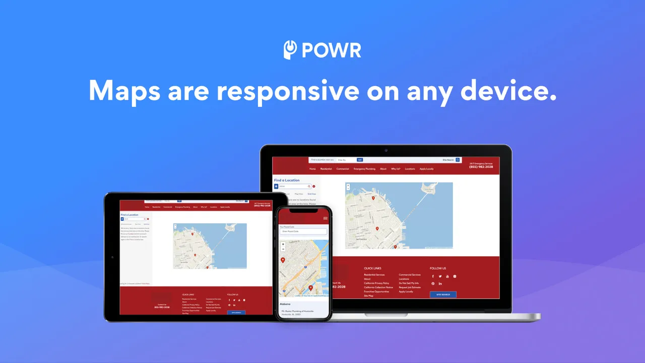 POWR Map Embed | Store Locator
